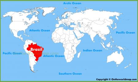 Map of Brazil