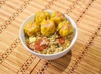 Sausage Fried Rice With 5 Pcs Pork Siomai