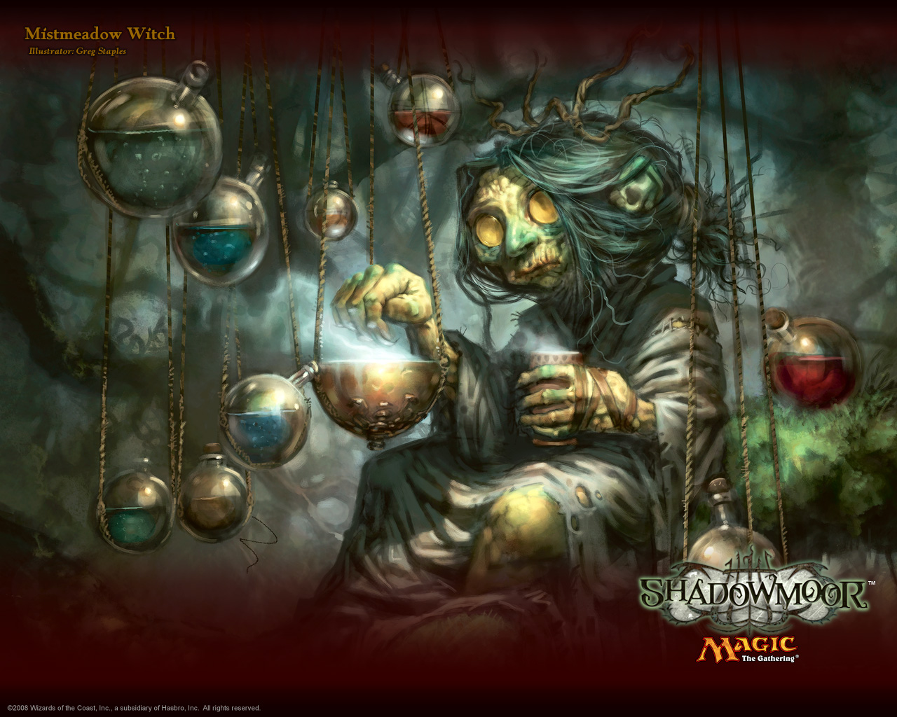 Shadowmoor - Fond d'écran Mistmeadow Witch - JeuxOnLine