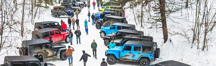 Jeep winter meetup in Arizona