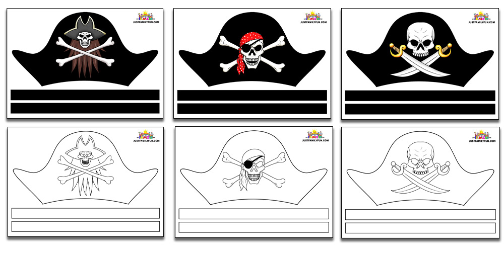 Pirate Hat Template Printable