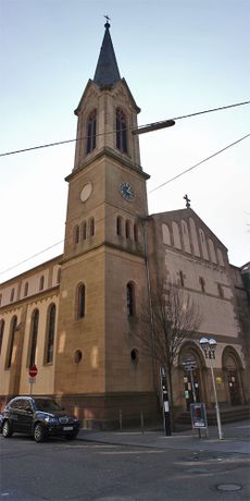 Johanniskirche, Blick von Marienstraße