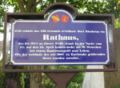 Gedenktafel Rintheimer Rathaus, Forststraße Ecke Rintheimer Hauptstraße