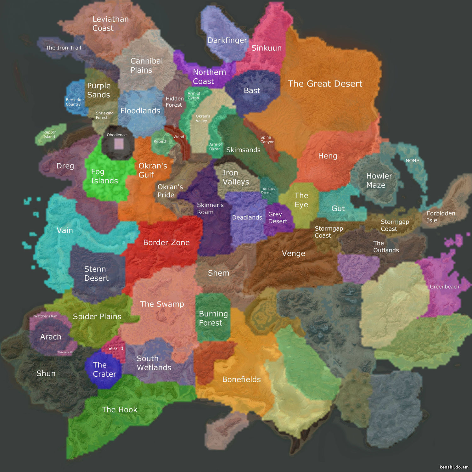 Kenshi Town Locations Political Map Of Kenshi With Di - vrogue.co