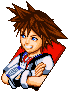 Sora's talk sprite in Kingdom Hearts Chain of Memories.