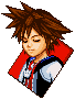 Sora's talk sprite in Kingdom Hearts Chain of Memories.