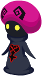 The Black Fungus (ブラックファンガス, Burakku Fangasu?) Heartless from the Get Avatar Parts! #2 event in February 2021.