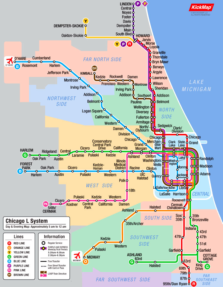 CTA System Map