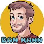 Dan Khan stylized author illo