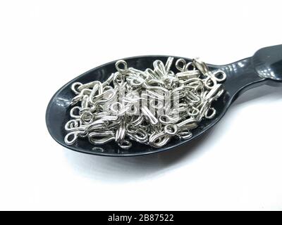 A picture of cloth hooks Stock Photo