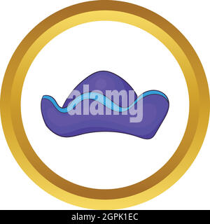 Old hat vector icon Stock Vector