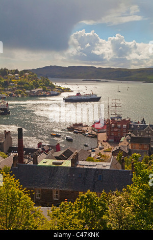 Oban from McCaig's Tower Stock Photo