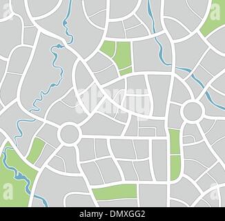 vector city map Stock Vector