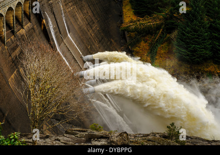 Loch Laggan Dam, Scotland Stock Photo