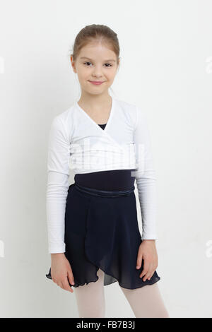 Adorable young ballerina Stock Photo