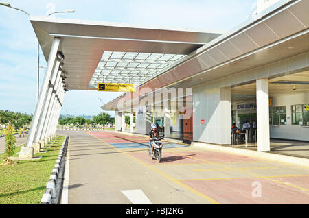 Kalimarau airport in Berau Stock Photo