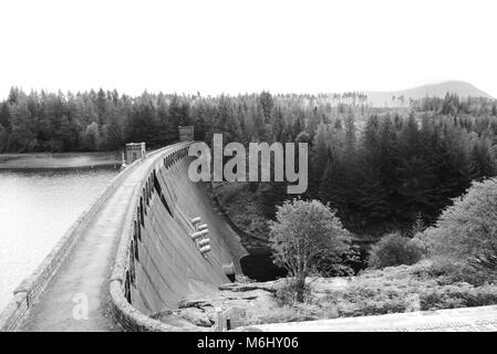 Loch Laggan Dam, Scotland. Stock Photo