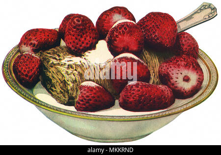 Bowl of Shredded Wheat Stock Photo