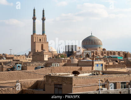 Yazd old town view, Iran Stock Photo