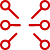 networking icon without person in middle