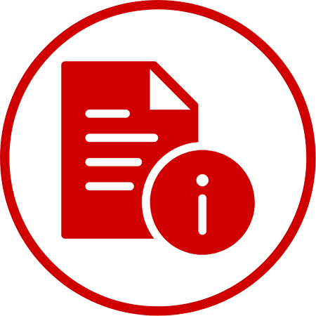 Letter or handout icon