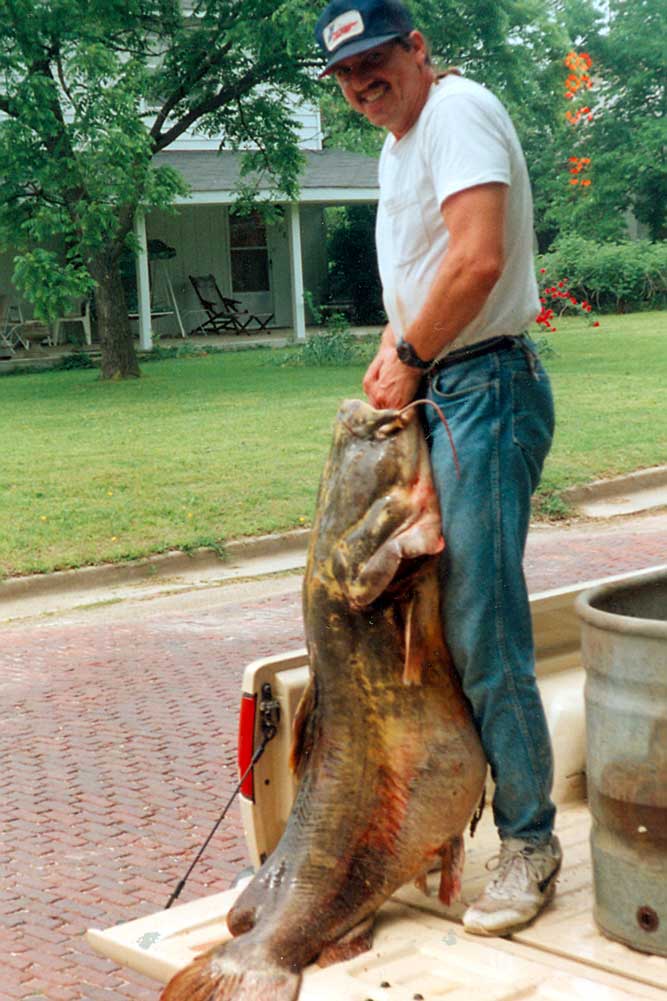 Record Flathead Catfish 