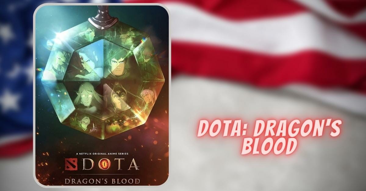 Dota Dragon's blood poster image with characters in pendant 