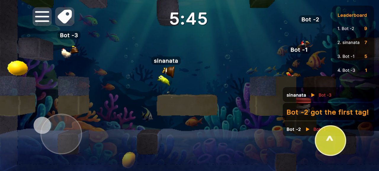 Gold Rush — players collect golden coins underwater