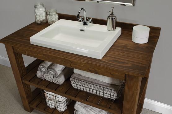 DIY Rustic Bathroom Vanity – How to Build a Rustic Bathroom Vanity