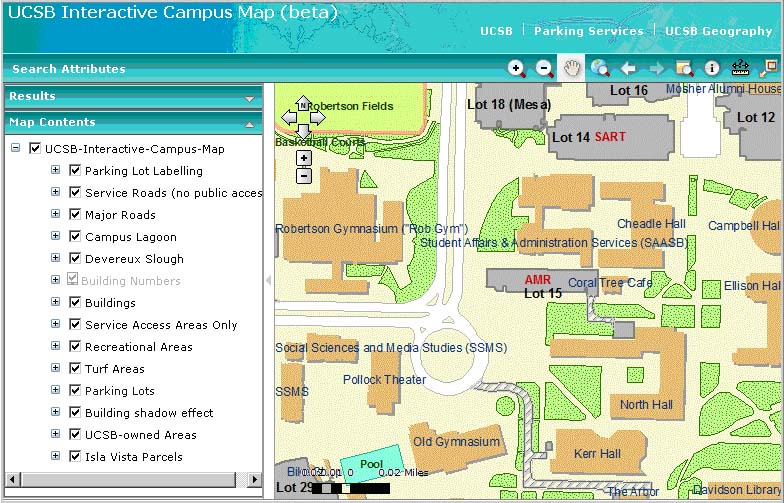 The UCSB Interactive Campus Map | UC Geography