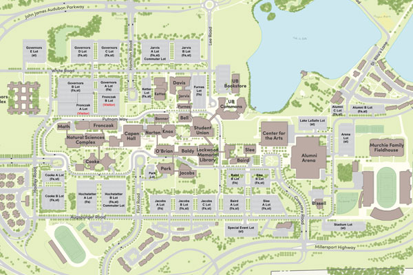 Ub North Campus Map Pdf - United States Map