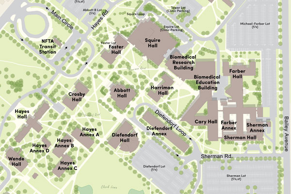 Buffalo State Campus Map - United States Map