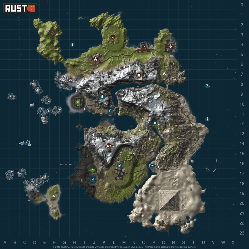 Кастомная карта rust - 87 фото