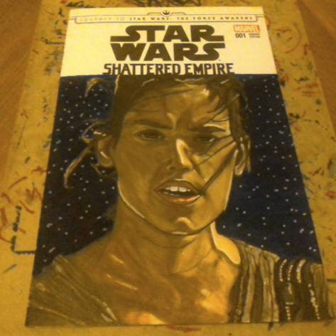 Star Wars Sketch Cover..