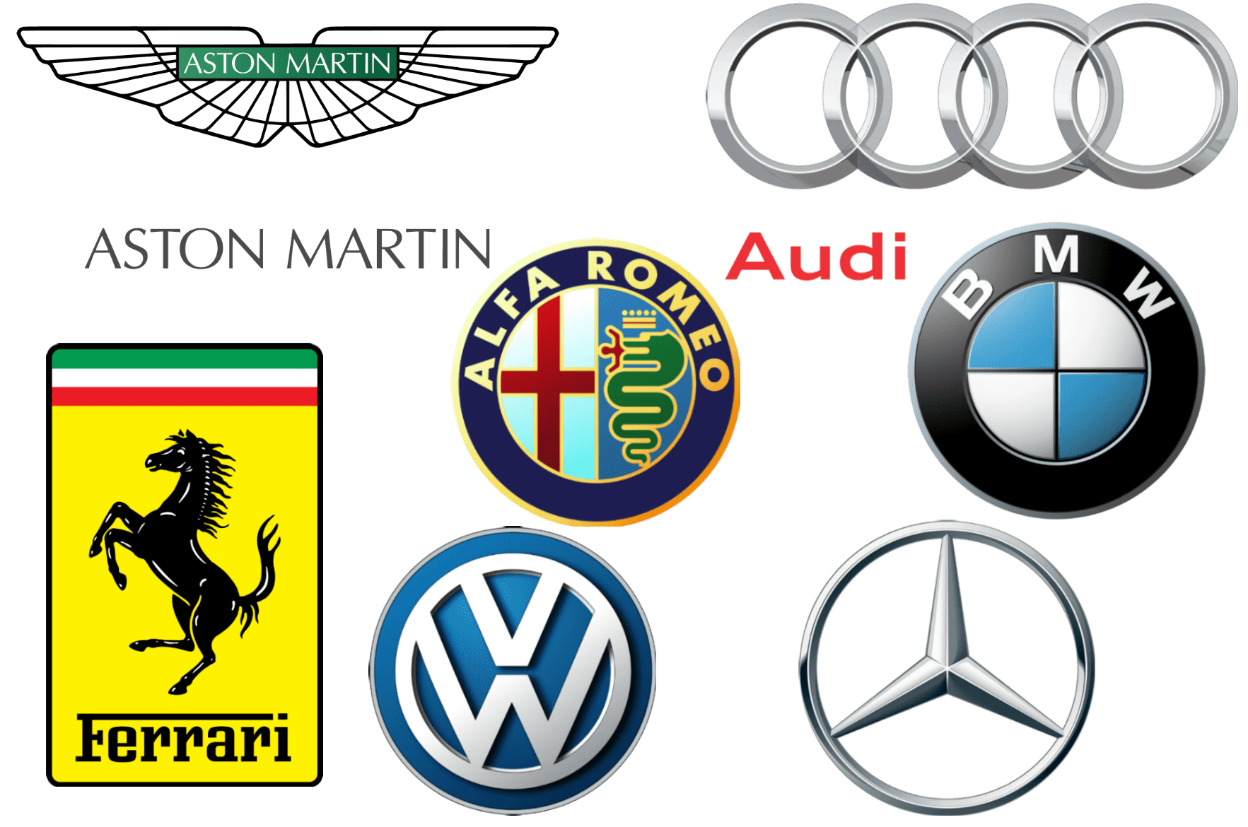 High-End Car Logo - European Car Brands, Companies and Manufacturers | Car Brand Names.com