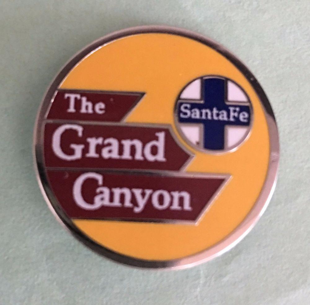 ATSF Logo - Railroad Hat Lapel Pin Tac GRAND CANYON (ATSF)Atchison Topeka