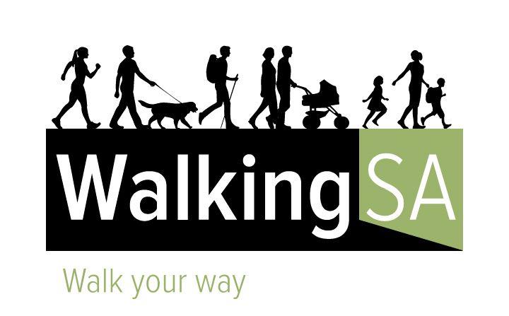 Walking Logo - Walking SA. Find a Place to Walk or a Hiking Club