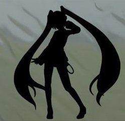 Vocaloid Logo - Amazon.com: VOCALOID HATSUNE MIKU SILHOUETTE LOGO VINYL STICKERS ...