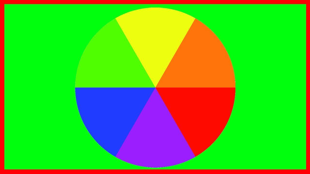 Red and Orange Circle Logo - The Colour Wheel: Blue, Red, Yellow, Green, Purple and Orange ...