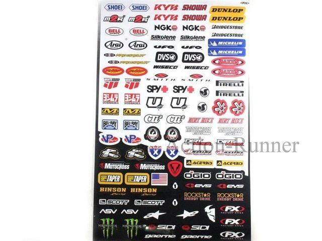 Motorcycle Brand Logo - Decal Sticker Motorcycle Brand Logo Racing Bik for Waterproof Vinyl ...