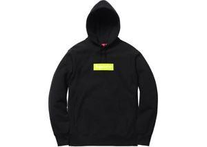 Green Supreme Hoodie Box Logo - Supreme Box logo hoodie Black/Lime green | eBay