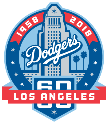 Dodgers Ball Logo - Dodgers unveil 60th anniversary logo – Dodger Insider