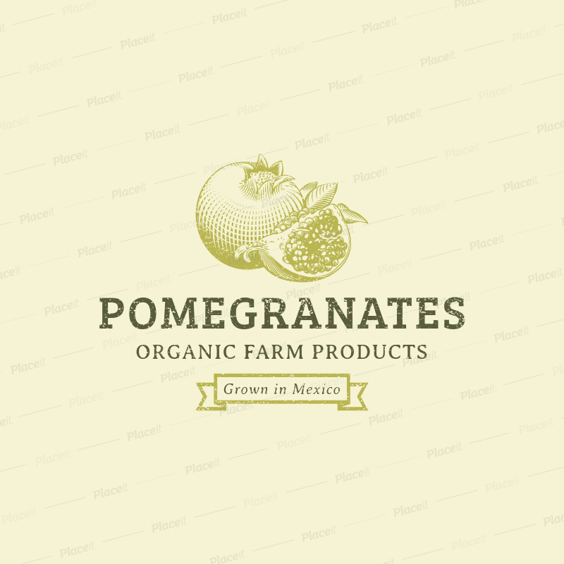 Farming Logo - Organic Farming Logo Template 1378