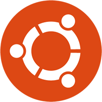 Red and Orange Circle Logo - Ubuntu logo