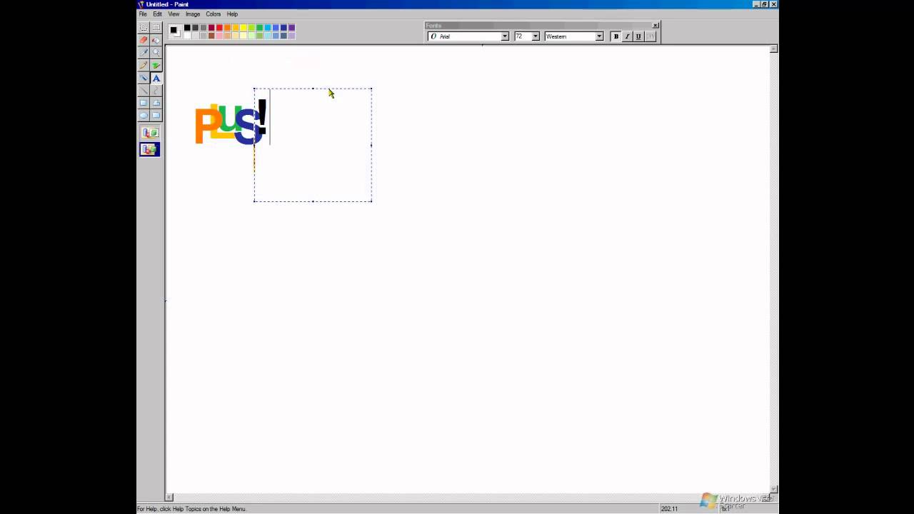 Microsoft Plus Logo - How to make Microsoft Plus Logo IN Mspaint.mp4 - YouTube