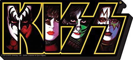Kiss Logo - Kiss Logo Funky Chunky Magnet: Amazon.co.uk: Toys & Games
