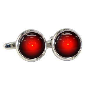 Red Robot Eye Logo - Red Robot Eye Cufflinks Gift Boxed discovery watching seeing hal NEW ...