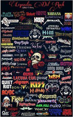 Rock and Metal Band Logo - Metal bands logos | Heavy Metal! \m/ | Pinterest | Metal bands ...