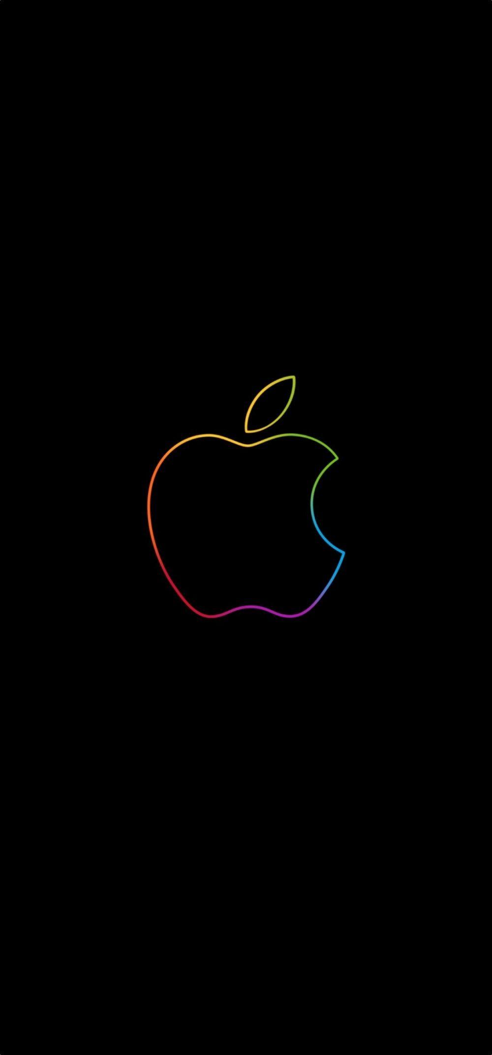 iPhone Logo - Download Apple Store Wallpapers Featuring The Colorful Apple Logo ...