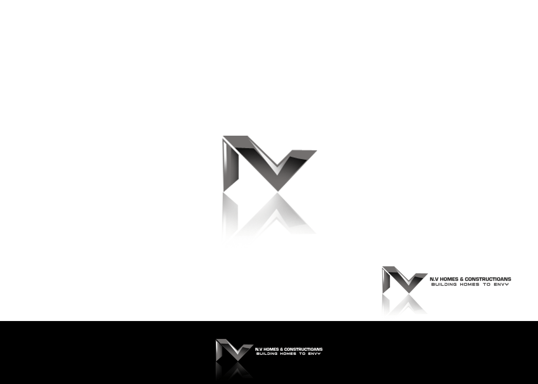 NV Logo - Business Logo Design for N.V homes & constructions. Tag line ...